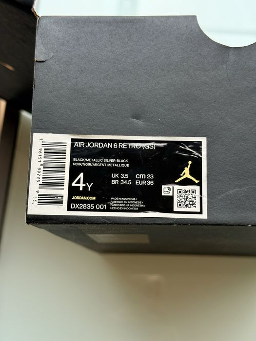 Air Jordan Retro VI Chrome (GS)