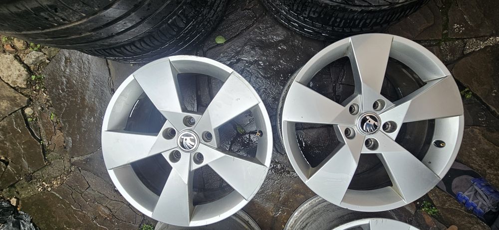 5/112/17 skoda octavia superb оригинални джанти 17 цола за шкода октавиа 17