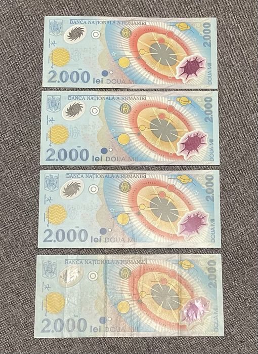 bancnota 2000 lei eclipsa