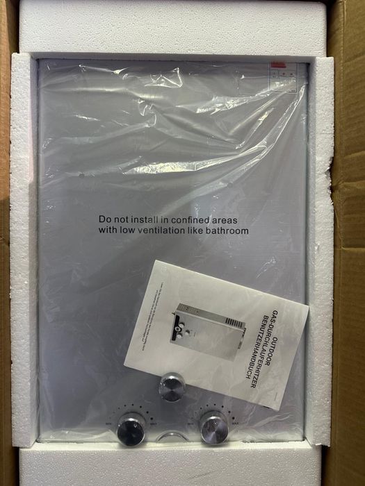 Incălzitor de apa instant pe gaz