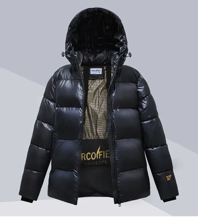 Куртка пуховик черный цвет