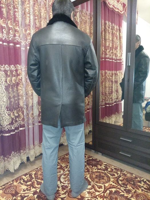 Дублёнку кожаная