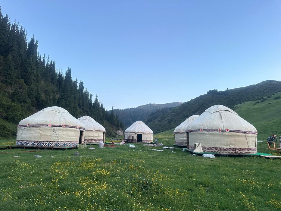 Қазақ үй. Юрта производства. Табиғи ағаштан