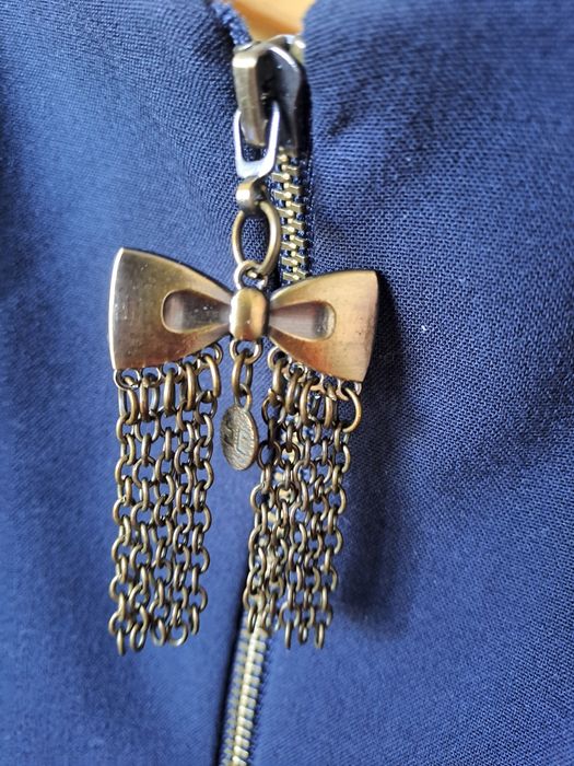 Школьная форма (сарафан) для девочки 146см темно-синяя премиум бренд