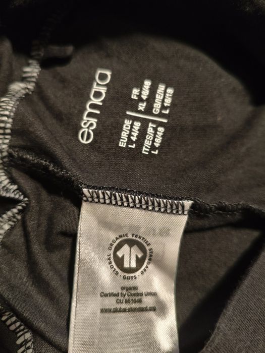 Черен къс клин за бременни Л