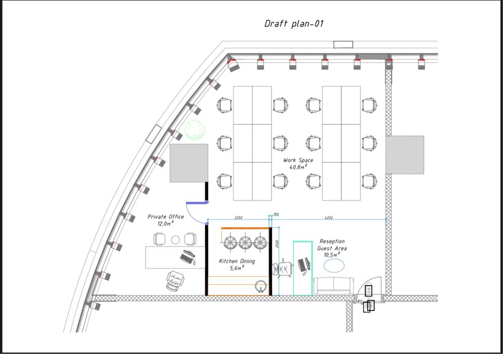 Сдается премиум офис ЖК Пирамит Товер 79 квадратных