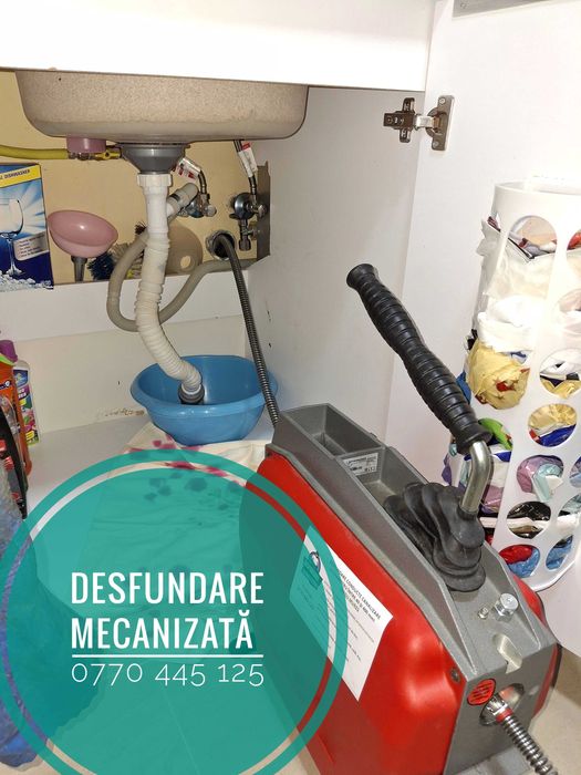 Desfundare WC Desfundare chiuveta Desfundare conducte