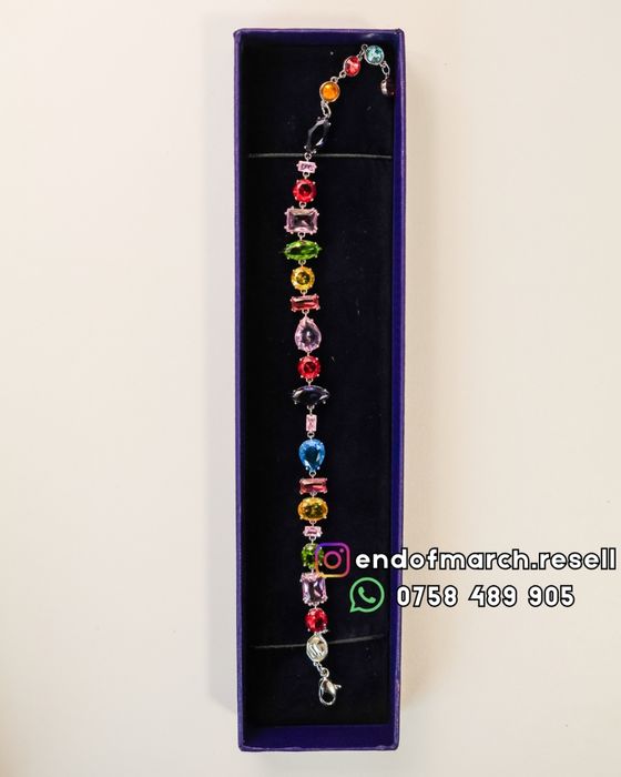 Bratara Swarovski Gema multicolour