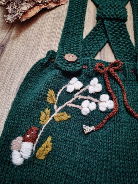 Комбинезон с грибочками