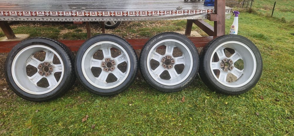 Vând jante R17 Opel Astra H/ Zafira B cu anvelope 225/45 R17