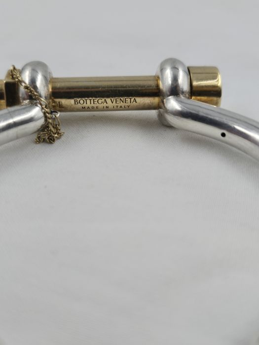 Bratara argint Bottega Veneta