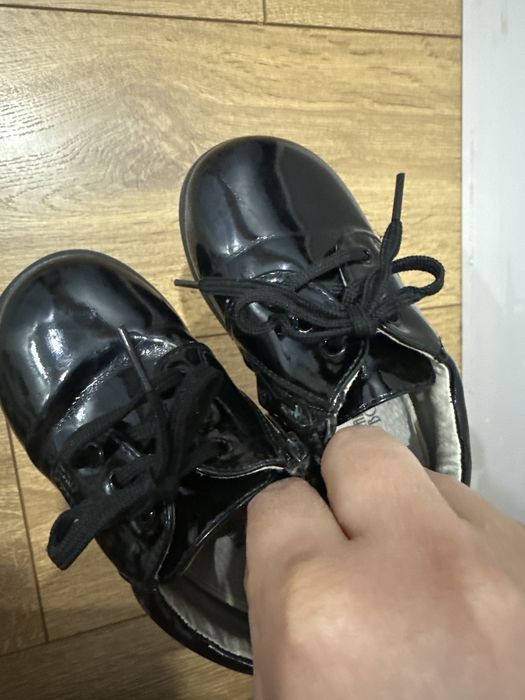 Туфли черные лакированные