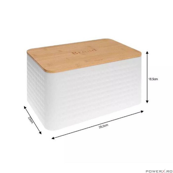 Cutie pentru paine si recipiente pentru ceai, cafea si zahar, din otel