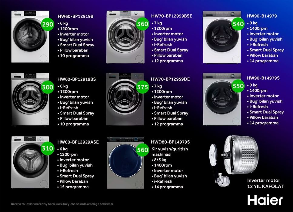 Haier стиральная машина автомат