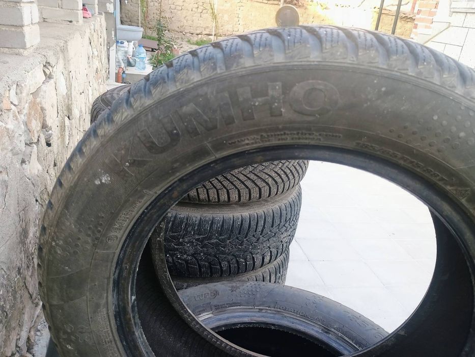 Продавам 4бр. зимни гуми 15 цола, Kumho 185/65