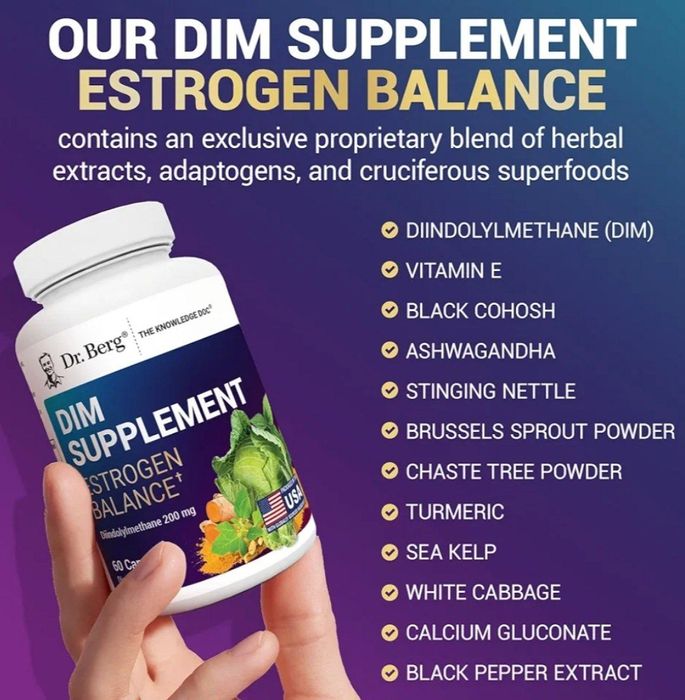 Dr Berg dim supplement, inositol,1 ta kapsulada 12 ta ingredient