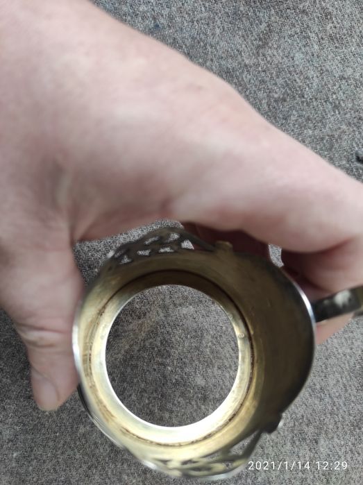 Подстаканник Серебряный очень стильный