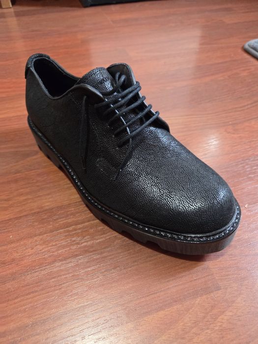 Pantof unicat piele emporio talpa inalta