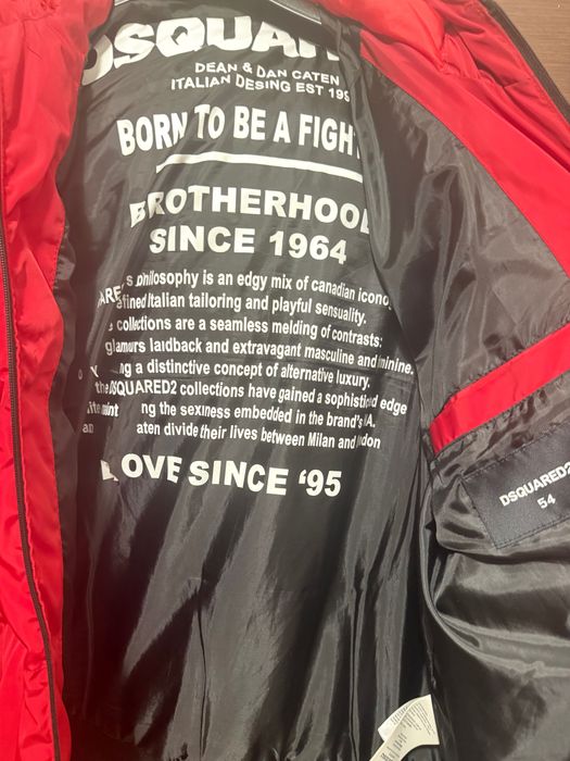 Dsquared2 Quilted Semigloss Nylon Down Jacket