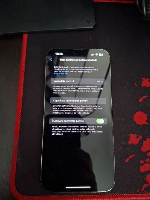 Iphone 13 pro max 128gb Black Baterie 87%