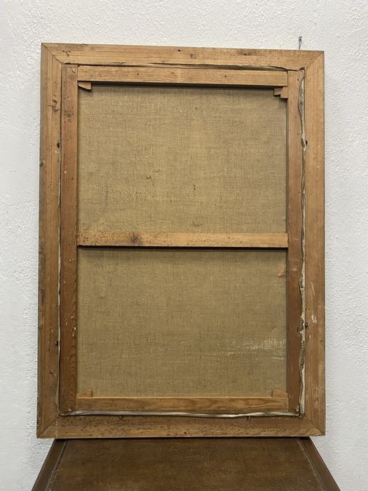 Маслена картина планински пейзаж Robert Demachy Франция 1914