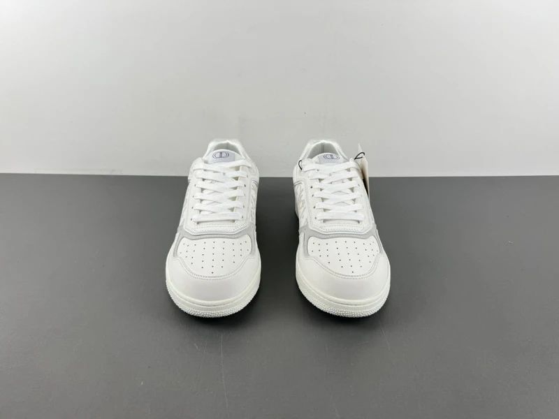CD B27 Low-Top White Calfskin