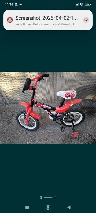 Biciclete copii de la 2-7 ani