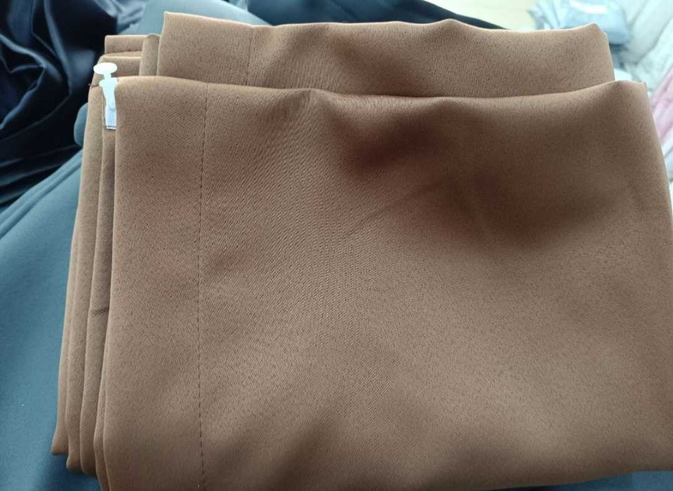 Завеси Блекаут Тъмно кафяво