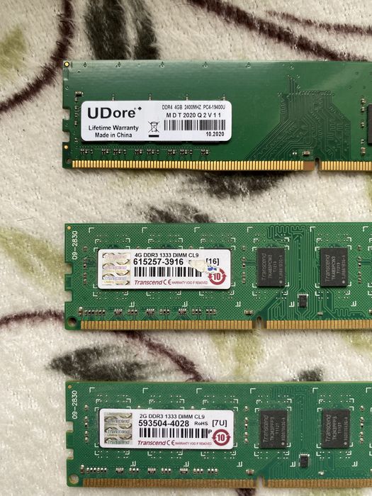 Оперативная память DDR4 - DDR3