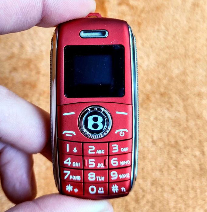 Мини телефон Луксозен Бентли Bentley малък телефон Breitling 2 СИМ