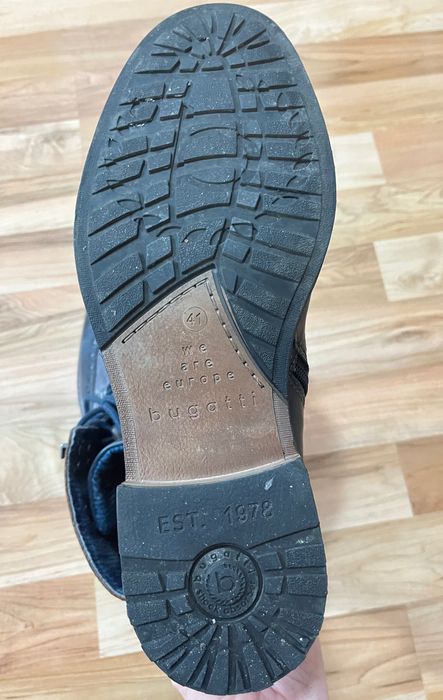 Мъжки кожени боти Bugatti/Бугати