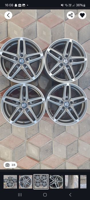 Vand jante 17 inch vag