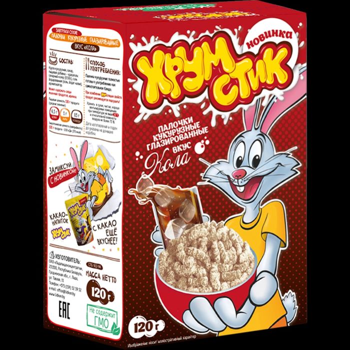 Продаются глазированные кукурузные палочки в упаковке