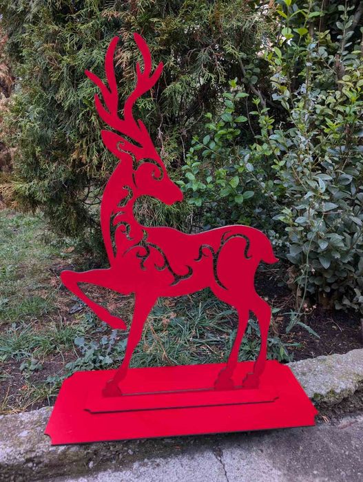 Коледни елени, самостоялно стоящи
