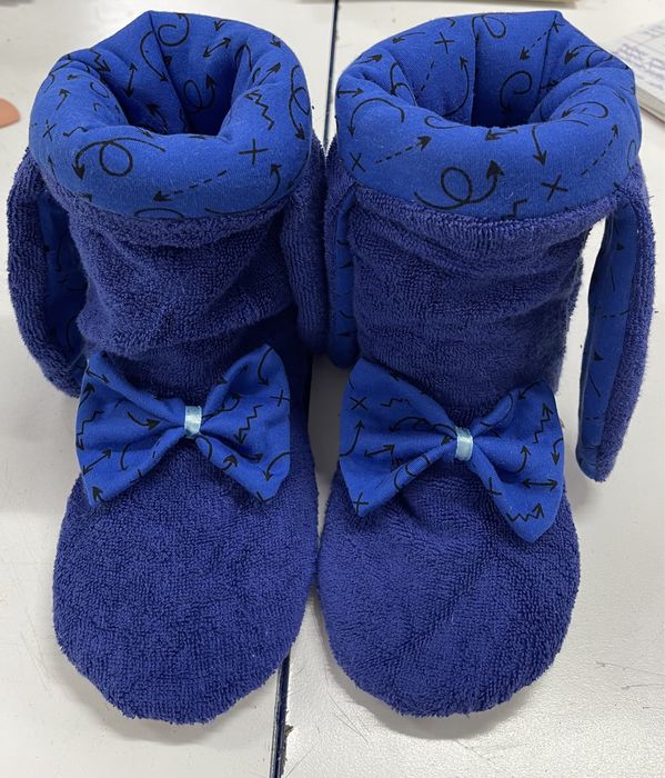 Сапожки домашние тёплые и уютные ручная работа