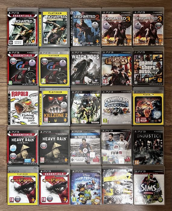 Лицензионные диски PS3