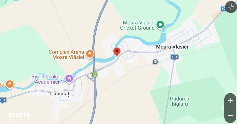 Teren intravilan | 1200 mp | Moara Vlasiei | Deschidere lac