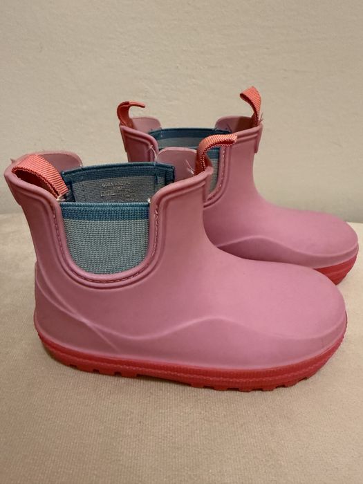 Розови гумени ботуши с ластик Zara , 25 номер