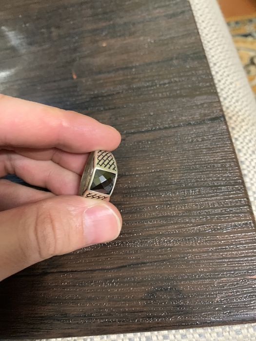 Серебряное кольцо с ониксом