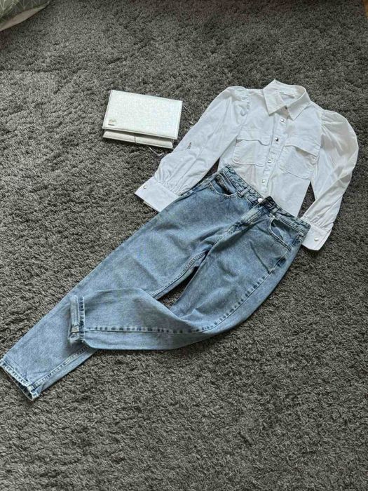 Сет дънки, риза и чанта