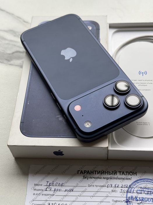 Iphone 17 Pro Max 256 gb емкость 100 цикл 42