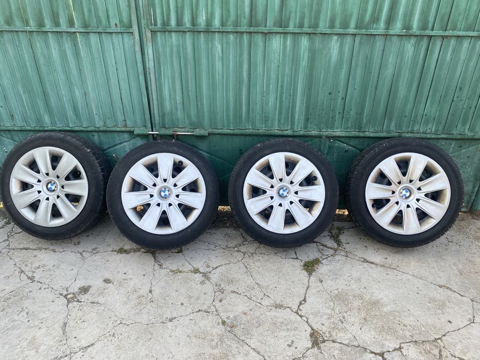 4x roti 195 55 R16 5x120 ET47 BMW + Capace originale