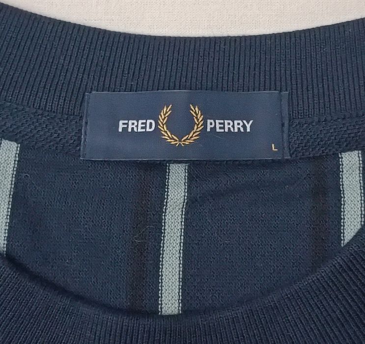 Fred Perry Long Sleeve оригинална блуза L памучна дълъг ръкав Фред Пери