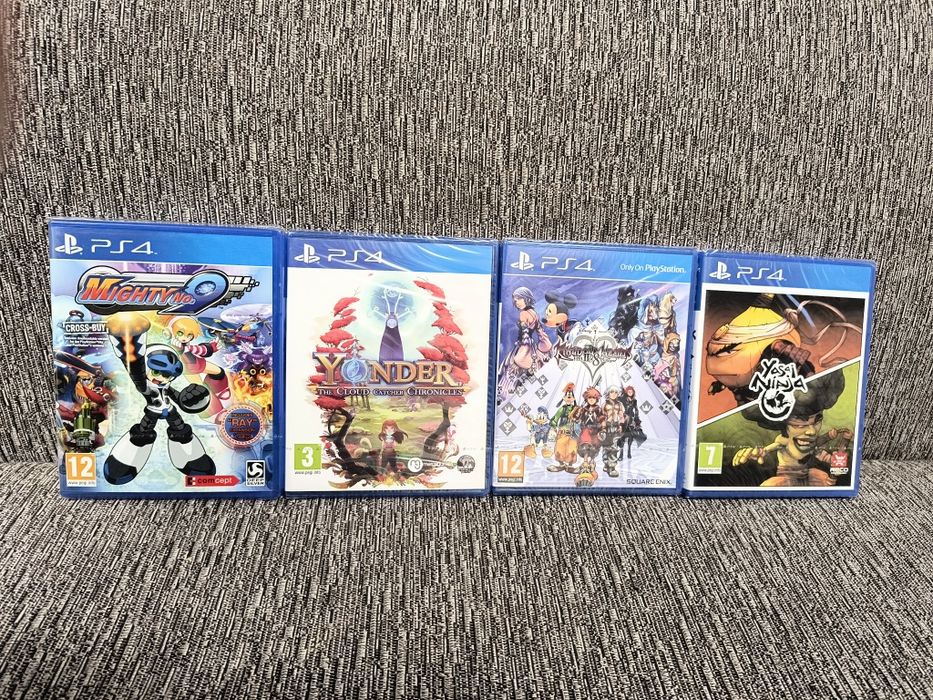 Mighty No.9,Yonder, kingdom Hearts 2.8 ,Yasah Ninja PS4