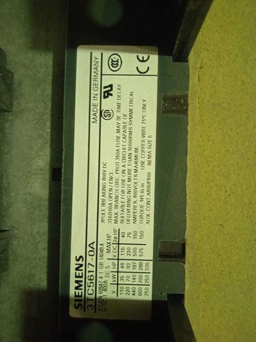 Новый!!! контактор SIEMENS