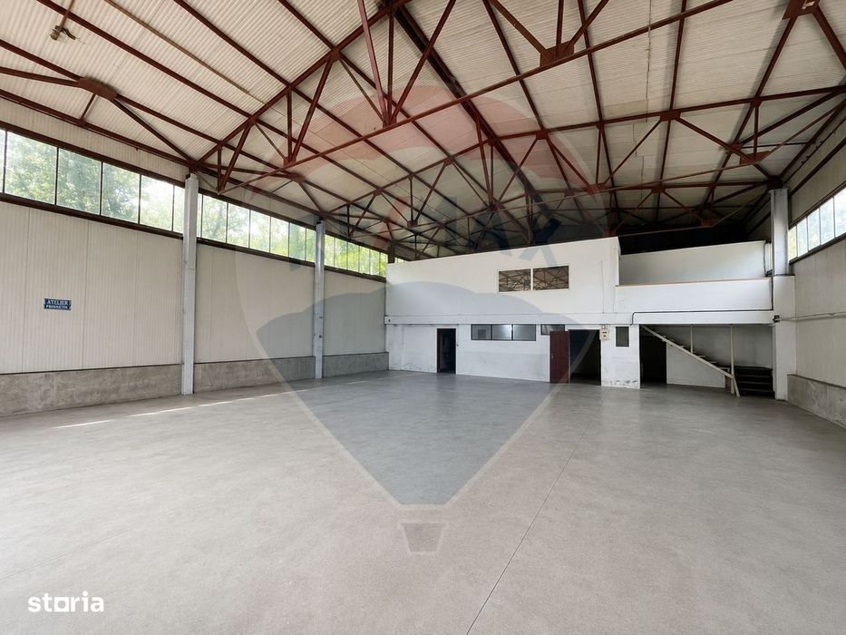 Hală/depozit, platforma betonata 600mp, Stefănești langa Centura