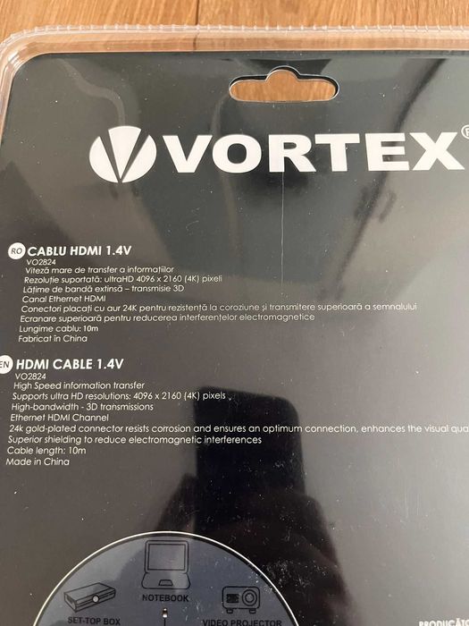 Cablu HDMI 10m (10 metri) 4k ULTRA HD NOU Sigilat