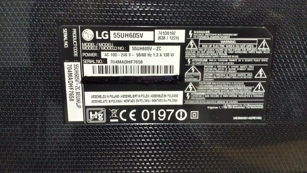 Televizor led Smart 4K UHD LG 140 cm  WiFi