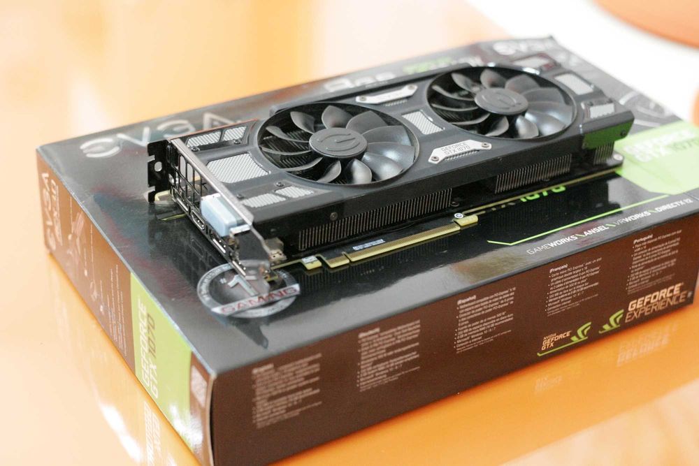 Видеокарта EVGA 1070, GEFORCE GTX 1070, 8GB, Superclocked, като нова