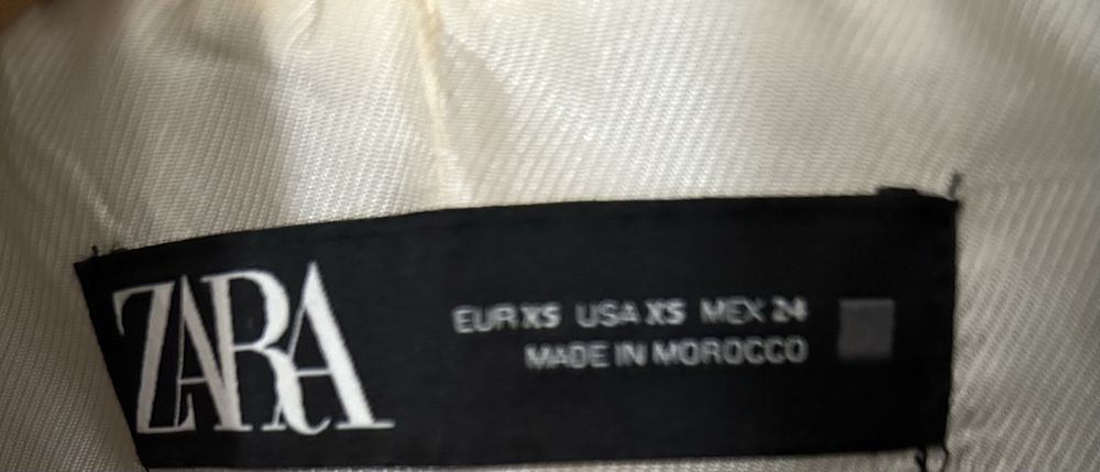 Sacou cambrat Zara XS